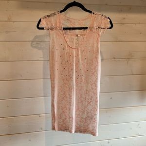 Aditkd | Pink & Lace Tank